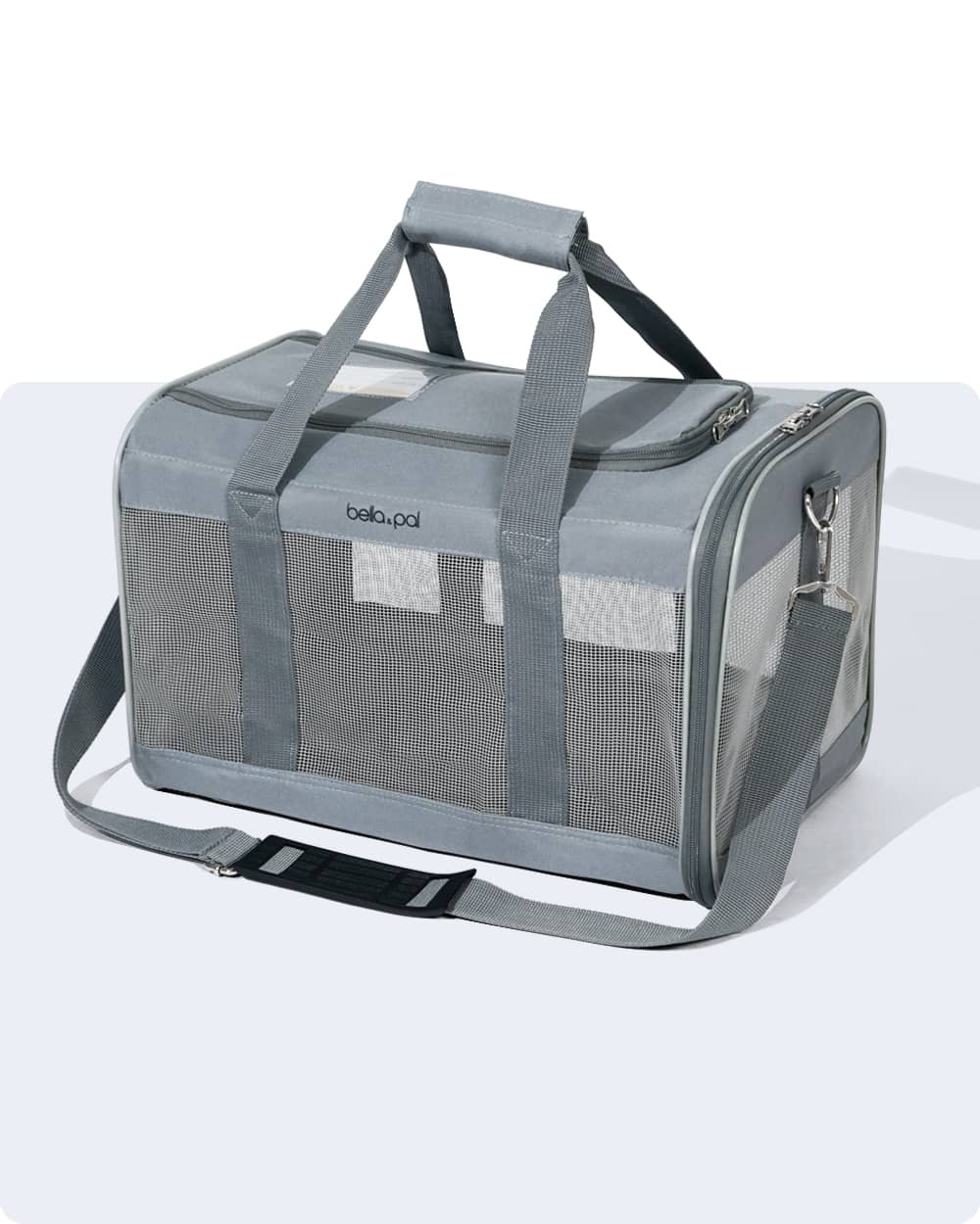 Portable Pet Travel Carrier - Smoky Grey