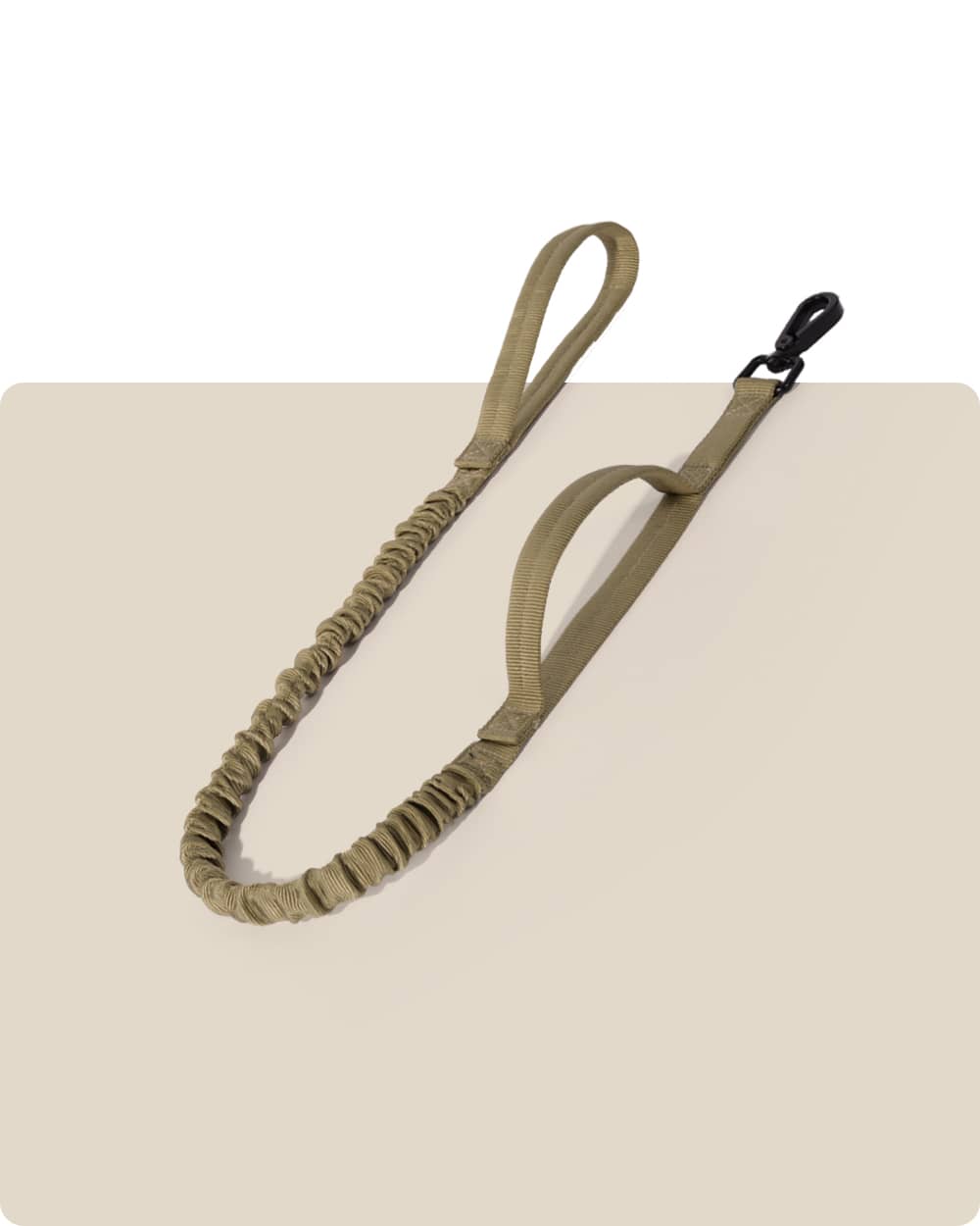 Heavy Duty Bungee Dog Leash - Khaki - stringsmall