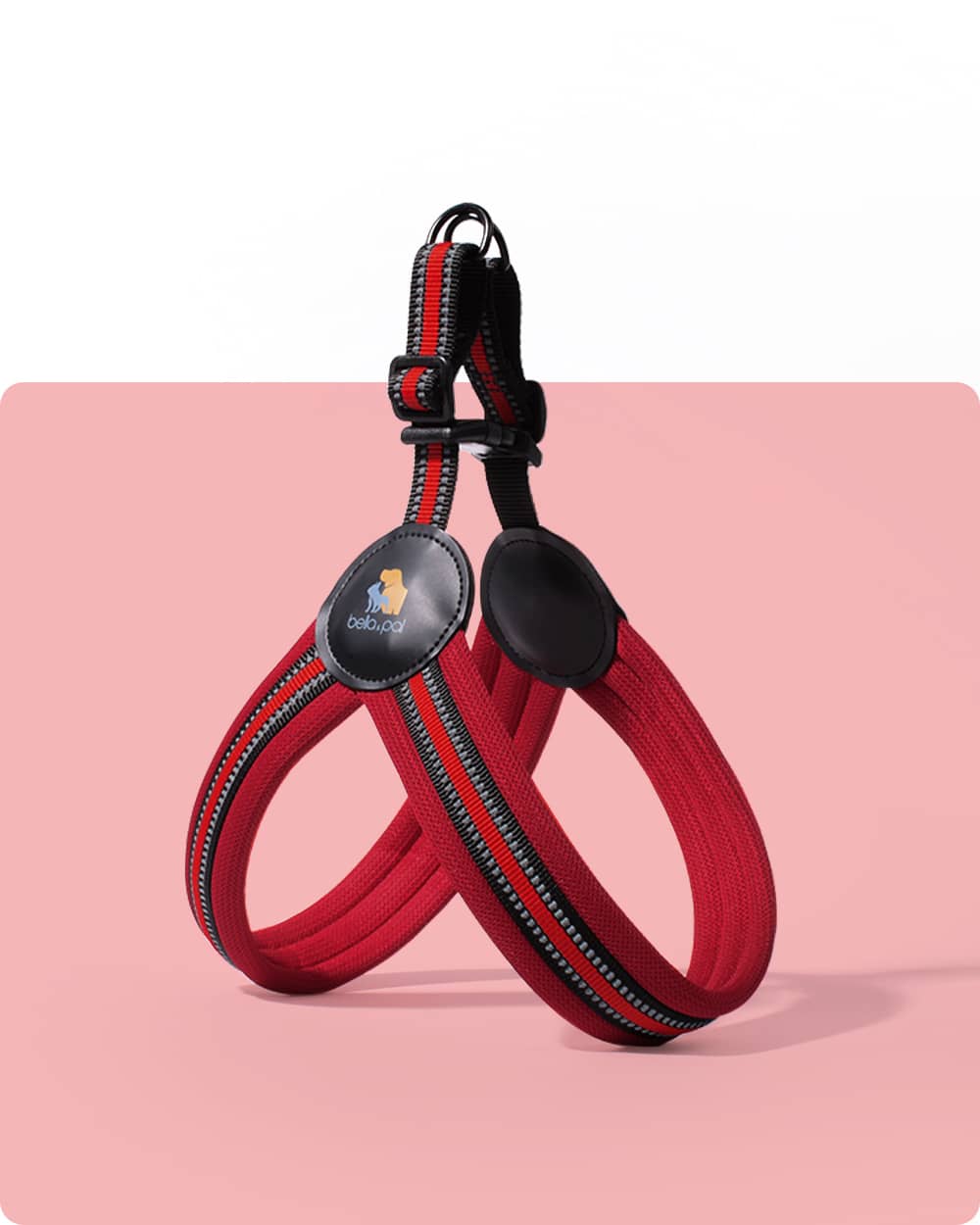 Simply Go Step-in Dog Harness - Chili Red - stringsmall