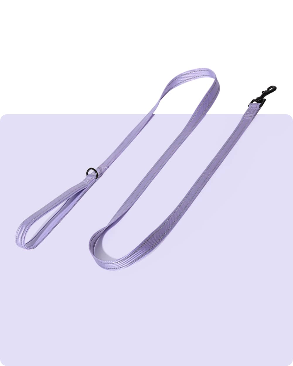 Simply Soft Reflective Dog Leash - Lavender