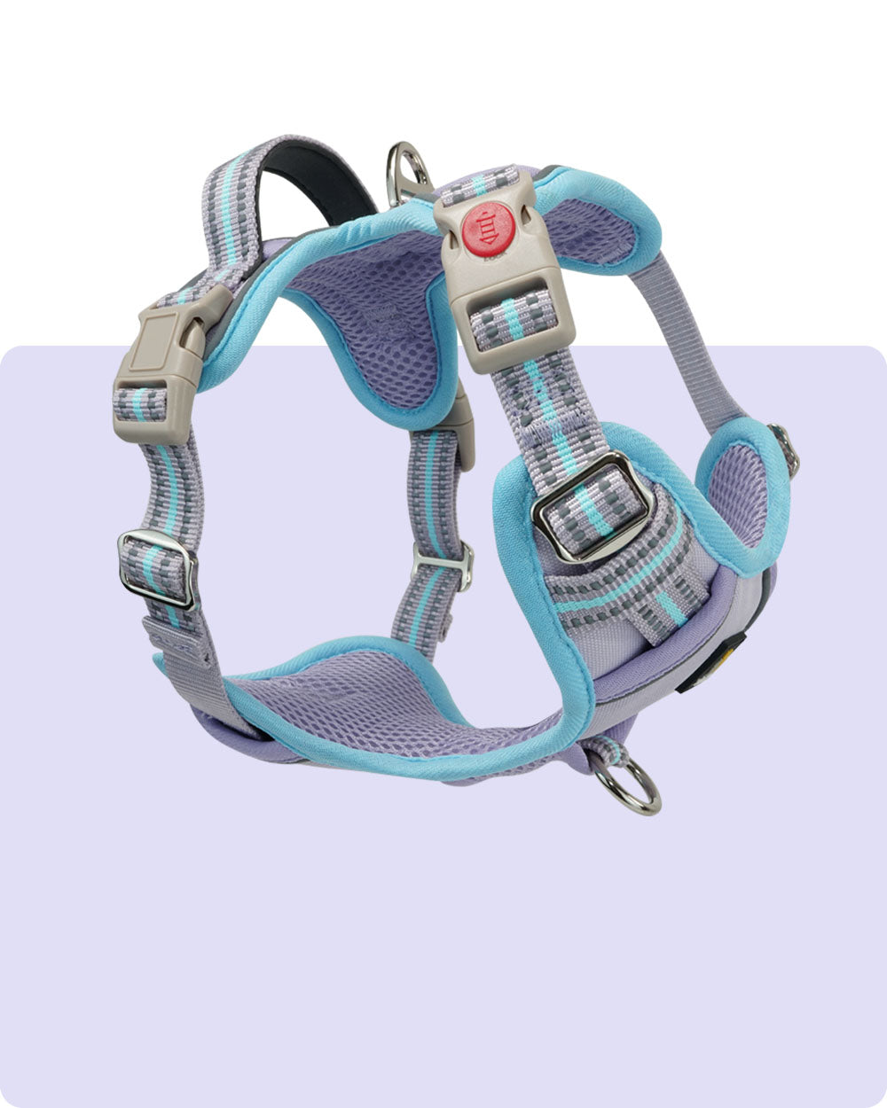 Smart Pro Easy-On No Pull Dog Harness - Lavender Blue - stringsmall