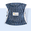 Washable Male Dog Belly Band - Blue Zebra