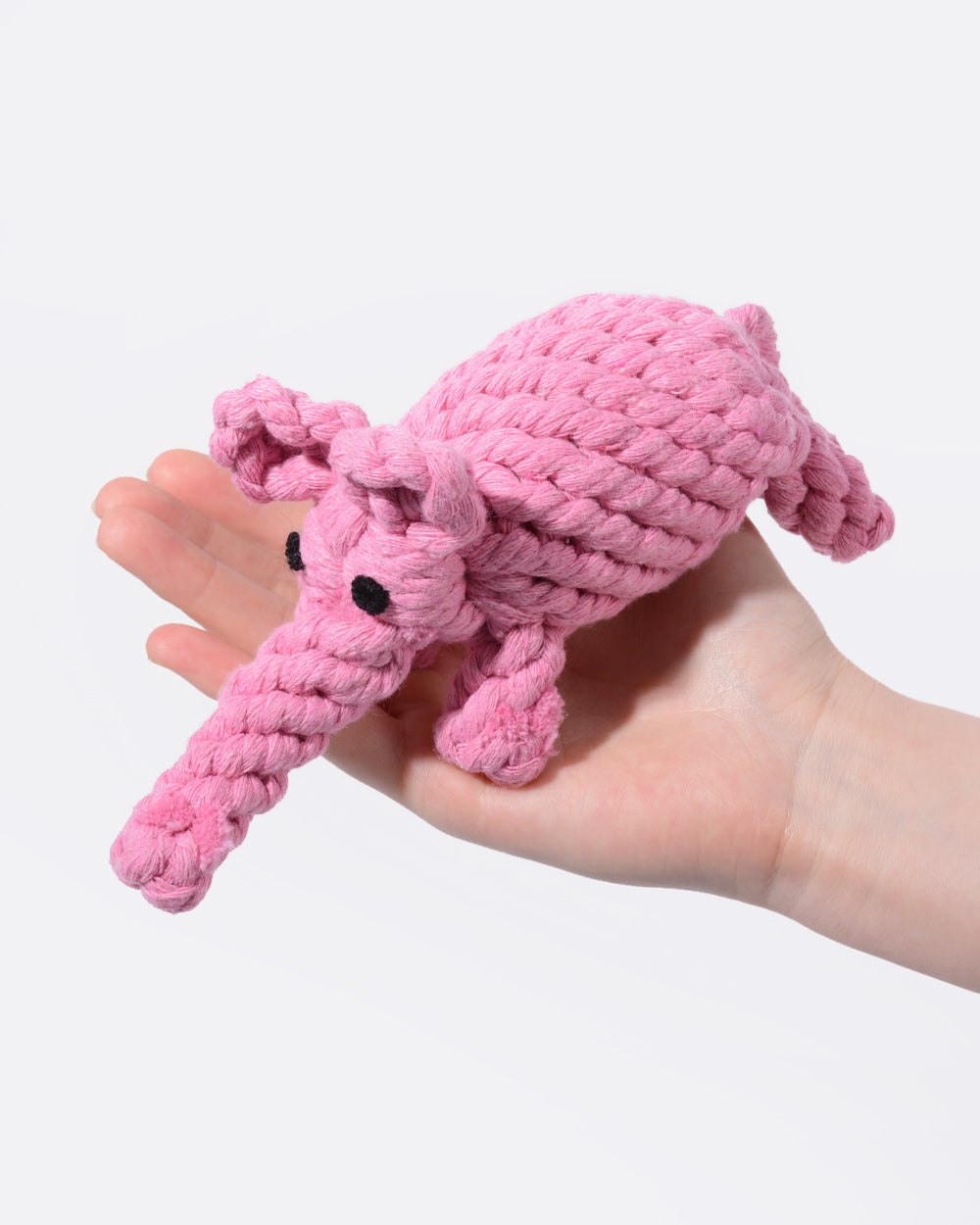 アニマルデザインコットンロープ犬用おもちゃ - ゾウ